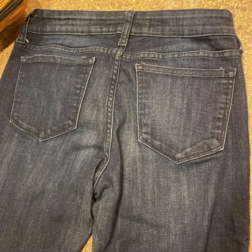 Banana Republic Flare Dark Denim Blue Jeans Limited Edition 28/6 - Picture 8 of 15